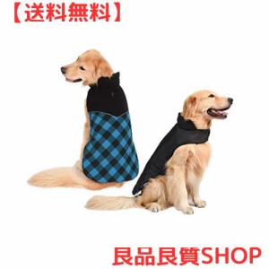 犬服 ペット 秋冬綿服 小型犬 中型犬 大型犬 向け リバーシブル ダウン風 ベスト ジッパー穴付き 袖なし マジックテープ着脱簡単 コート 