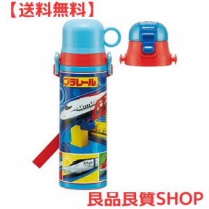 スケーター (skater) 子供用 2WAY ステンレス 水筒 570ml コップ付き プラレール 21 SKDC6