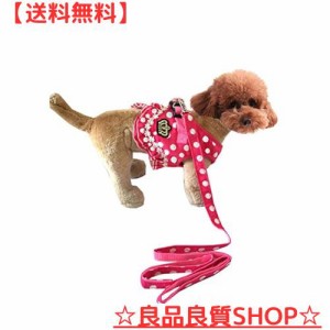 OSC 犬 ハーネス 犬用 胴輪 1.2mリード ハーネス ２点セット 猫 Tシャツ 犬服 ペット用品 小型 中型 犬 猫 キャットウェア ドッグウェア 