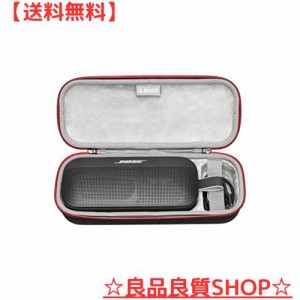 RLSOCO ケース Bose SoundLink Flex Bluetooth speaker ポータブル ワイヤレス スピーカー 対応(ブラック)