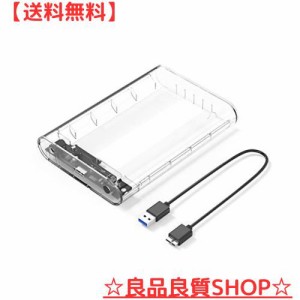 ORICO 3.5インチ HDD ケース USB3.0 ドライブケース SATA3.0接続 5Gbps転送 3.5” HDD対応 16TBまで 電源アダプター付 静電気防止 PC材料