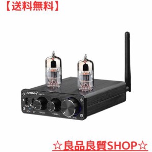 AIYIMA TUBE 6N3 Vacuum Tube 6N3真空管プリアンプブルートゥース 5.0 レシーバーハイファイプリアンプ DC12V高音と低音調整 オーディオ