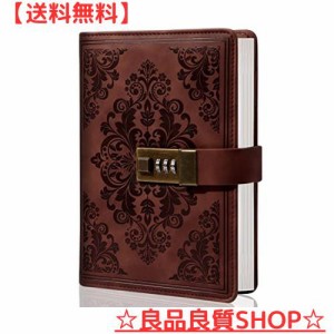鍵付きノート アンティーク 鍵付き日記帳 北欧 詰め替え可能 日記帳 鍵付き おしゃれ b6 男の子 女の子 鍵付き日記 100gの厚い用紙 レザ