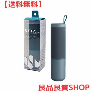 アイオン STTA 超速乾 超吸水 スティック型 スポンジタオル ダークブルー コンパクト 携帯用 日本製 1本入