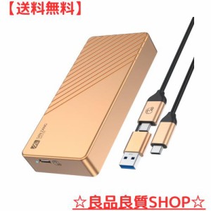 M.2 SSDケース40Gbps NVMe M.2 SSDケース 高放熱 超高速 Thunderbolt 3/4 ポータブル SSD外付けケース アルミニウム製 エンクロージャ ゴ