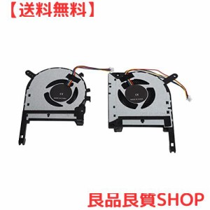 2PCS CPU冷却ファン、ASUS用、TUF FX505ge FX505gm FX505dt FX705用、ラップトップCPUGPU冷却ファンの交換