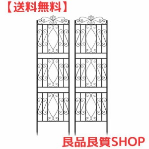 アイアン フェンス バラ トレリス ガーデンフェンス 柵 目隠し 庭 ガーデニング 薔薇フェンス 高さ182×幅50cm 園芸 花壇 屋外 おしゃれ 