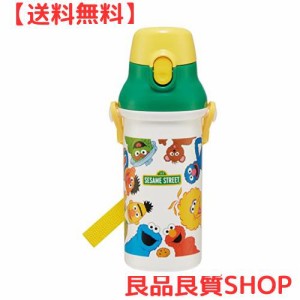 スケーター(Skater) 子供用 プラスチック 水筒 480ml 抗菌 セサミストリート 日本製 PSB5SANAG-A