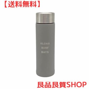 HOLIDAY MARKET ステンレス ボトル 水筒 400ml 真空断熱 保温 保冷 (ハレイワグレー)