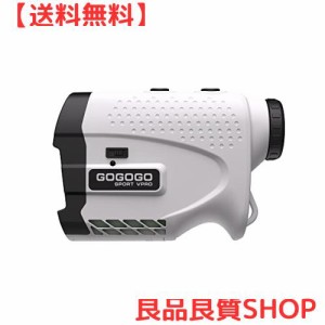 GOGOGO SPORT VPRO ゴルフ レーザー距離計 650Y対応 光学6倍望遠 高低差ON/OFF機能 マグネット搭載 フラグロック機能 FMC光学レンズ 距離