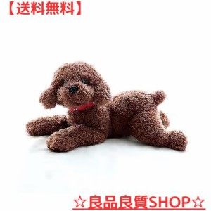 ぬいぐるみ プードル 犬 リアル 本物そっくり ハンドメイド やさしい手触り 可愛く癒し犬 トイプードル ぬいぐるみ 抱き枕 大きい 添い寝