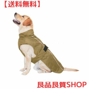 MAMORE 犬服 防寒着 防水 ジャケットベスト ペット服 一体型綿入れ 袖なし コート秋冬服 ダウン 小中型犬 大型犬 夜間反射？防風 防寒 着