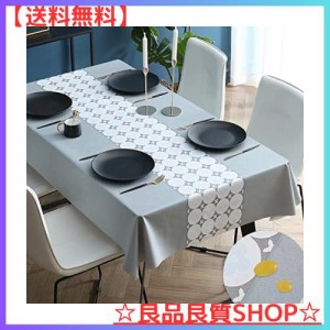 Neskatu テーブルクロス ビニール おしゃれ テーブルカバー 撥水 PVC 長方形 正方形 tablecloth 汚れ防止 防水 防油 北欧 テーブルマット