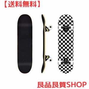 Nobuwileスケボー 子供 初心者 小学生 キッズ スケートボード コンプリート 31×8インチ スケボーデッキ 完成品 skateboard 7層カナディ