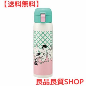 スケーター(Skater) マグボトル ムーミン カラフル 480ml 保温 保冷 ステンレス 水筒 ワンタッチオープン STOT5-A