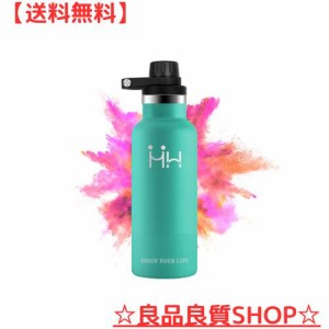 HoneyHolly 水筒 500ml 直飲み 軽量 真空断熱 炭酸 ボトル 漏れ防止 ストロー付き水筒 スポーツ 水筒 スポーツドリンク 水筒 保温 保冷 