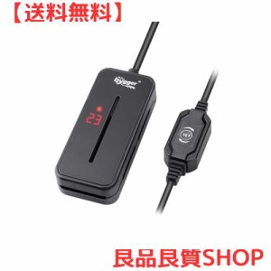 hygger 小型水中ヒーター ２５W ミニベタ水槽ヒーター サーモスタット付き 温度調節できる ２〜５Ｌの海水・淡水水槽に適応 熱帯魚・観賞