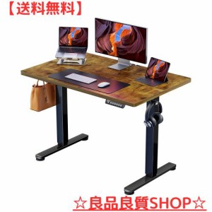 ErGear 電動 オフィスワークテーブル 昇降式デスク スタンディングデスク 幅100cm 耐荷重80kg 高さメモリー機能 上下自動昇降 衝突検知 