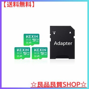 KEXIN MicroSD 64GB 3個セット SDXC UHS-I U3 85MB/s SDカード 64gb Class10 マイクロSDカード 64GB Nintendo Switch 動作確認済 超高速