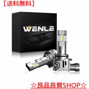 WENLE(ウエンレ) HB3/HB4共用 LED フォグランプ ホワイト DC12V車用 明るい 40W 一体型 無極性 ファンレス 左右分2本入り