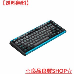 MINISFORUM i83ゲーミングキーボードKailh MXメカニカルスイッチ 静音赤軸 N-key rollover PBTキーキャップ 83キーRGBライトレイアウト 