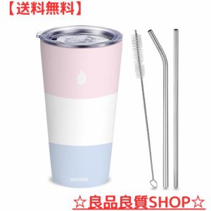 真空断熱 タンブラー 600ml ストロー付き 蓋付き こぼれない 保温保冷 大容量 tumbler おしゃれ タンブラー 可愛い プレゼント ステンレ