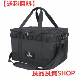 YOGOTO 収納ボックス アウトドア キャンプ ギアボックス コンテナ 36L/60L トランク収納 大容量 深型 車載収納 仕切り付き 大きいサイズ 