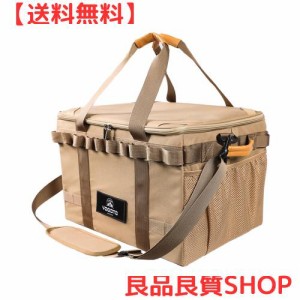 YOGOTO 収納ボックス アウトドア キャンプ ギアボックス コンテナ 36L/60L トランク収納 大容量 深型 車載収納 仕切り付き 大きいサイズ 