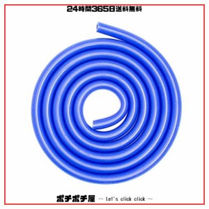 Shineyoo シリコンホース 6mm (6mmX3ｍ 青) 肉厚3mm 耐熱 汎用 シリコンほーす バキュームホース 車 シリコンホース