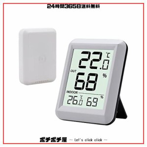 室内 室外 デジタル 温度計 ワイヤレス lcd デジタル 天気 湿度 / 温度