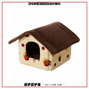 アイリスオーヤマ 秋冬用 インドア ペットハウス Sサイズ ホットカーペット取付可 ベージュ 小型犬 猫用