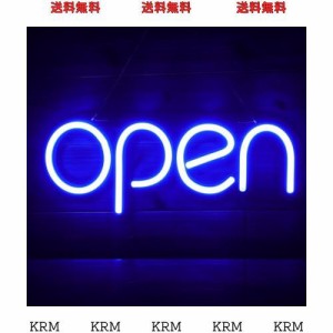 OPEN看板 LED OPEN SIGN オープン クローズ OPEN＆CLOSED時間付き 点滅設定可 カフェ 喫茶店 レストラン バー 居酒屋 インテリアショップ