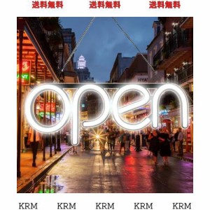 OPEN看板 LED OPEN SIGN オープン クローズ OPEN＆CLOSED時間付き 点滅設定可 カフェ 喫茶店 レストラン バー 居酒屋 インテリアショップ