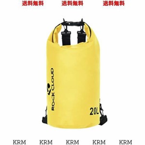 Rock Cloud ドライバッグ 防水バッグ ドラム型 防水ポーチ リュック 折りたたみ 軽量 5L 10L 20L 30L 40L アウトドア 海水浴 釣り ビーチ