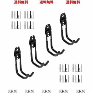 Namioka 壁掛けフック 物置 工具 棚受けフック壁掛け j字 グランドフック ガレージ 収納 倉庫 金具 ツール フック スノーボード 自転車 