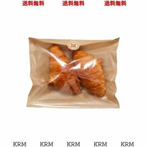 パン袋 焼きたてのパン袋 サンドイッチバッグ ベーキング包装 クラフト紙 セミフィルム紙 ヒートシール可能 電子レンジ対応可 ラッピング