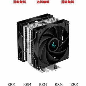 DeepCool AG400 PLUS シングルタワー CPU クーラー、120mm ファン、ダイレクトタッチ銅製ヒートパイプ、Intel/AMD サポート