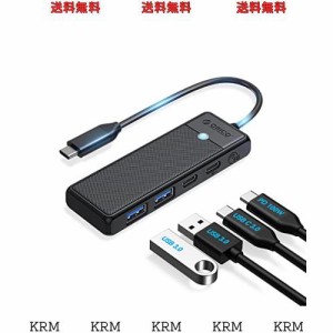 ORICO USB C ハブ 4in1 USBハブ USB C-USB マルチポート 100W Type-C ポート USB-C データ ポート USB 3.0 データ ポート*2 MacBook Pro 