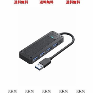 IAMAKER USB3.0 ハブ バスパワー 4ポート ハブ USB 5Gbps 高速転送 type-a 超小型・コンパクト・軽量USBハブ usbハブ ノートパソコン PC 