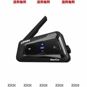 LEXIN バイク インカム インカムバイク用 バイク用通信機器 最大24人同時通話可能 Mesh3.0搭載 音楽共有 FMラジオ付き Bluetooth5.0 音楽