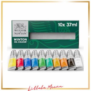 Winsor ＆ Newton (ウィンザー＆ニュートン) ウィントン・オイルカラー WOC 油絵具 絵の具セット チューブ10本セット（各37ml）フランス