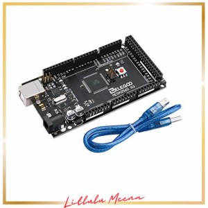 ELEGOO Arduino用 MEGA2560 R3ボード mega2560 MEGA16U2 + USB ケーブル (黒)