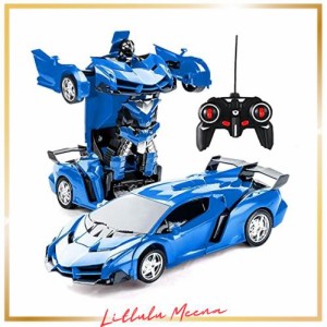 変形玩具車 リモコンカー ロボット ラジコン 遠隔操作 変形することができる 子供の好きなギフト [並行輸入品]