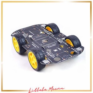 Arduino /ラズベリーパイ用4 TTモーター付き4WDロボットシャーシキット