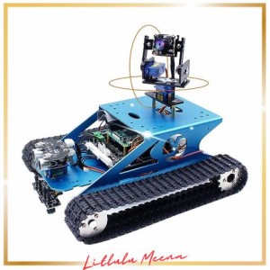 Yahboom Raspberry Pi ロボット プロ スターターキット カメラ付き プログラマブル AI エレクトロニクス DIY タンク ロボット キット テ