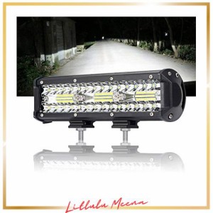 ledワークライト9インチ led作業灯 ホワイト 180ｗ 60連 広角 狭角一体型 18000lm 12v 24v IP67防水6000k 高輝度 タイヤ灯led 補助灯 汎