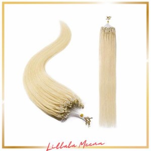 ALISY 人毛 ring loop hair チップエクステ レミーエクステ カラー ウィッグ エクステンション 50本 (16inch, 24#)