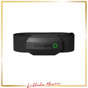 COOSPO 心拍センサー ハートレートセンサー スマートワイヤレスBluetooth 4.0＆ANT+対応 心拍数計 音確認+提示ランプ付き 日本語説明書 (