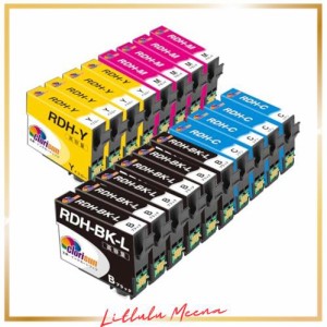 エプソン用 RDH 互換インク カートリッジ RDH-4CL RDH 4色セット×4パック + RDH-BK-L ×2（計18個入り）Epson リコーダー 互換インク IC