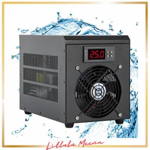 Poafamx 水槽クーラー 15-40℃調整可能 60L 冷却と加熱両用 ウォータークーラー 水冷設備 パイプ付き ウォーターポンプ付き 小型循環式ク